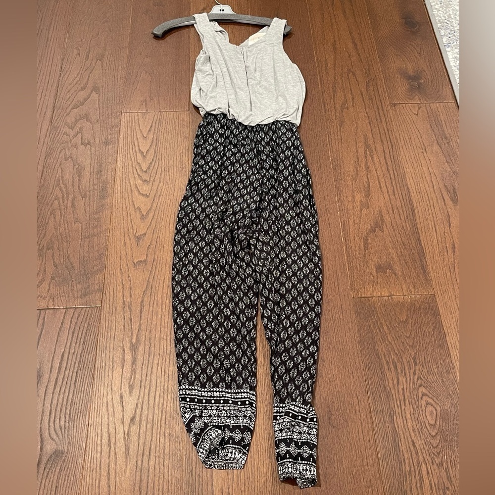 Hei Hei Women’s Grey and Black Jumpsuit Size Small